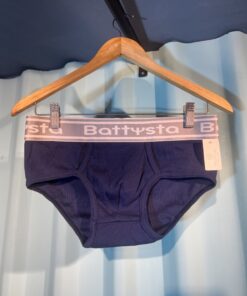 Brief clásico canguro azul oscuro algodón rib Battysta – Elegancia atemporal con frescura natural