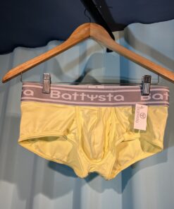 Bóxer corto amarillo pastel Battysta – Delicadeza y confort en cada movimiento