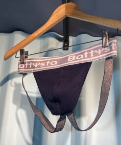 Jockstrap clásico algodón Rib azul oscuro Battysta – Estilo y soporte con frescura natural