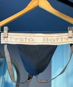 Jockstrap clásico algodón Rib azul cobalto Battysta – Fuerza y estilo en movimiento