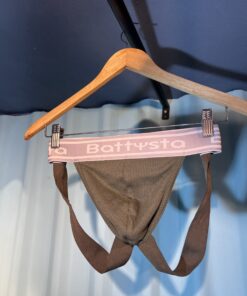 Jockstrap clásico algodón Rib verde militar Battysta – Estilo táctico y comodidad absoluta