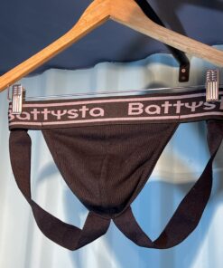 Jockstrap clásico algodón Rib negro Battysta – Elegancia y fuerza en cada detalle